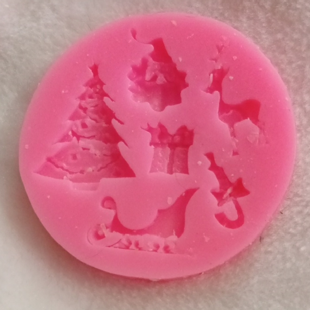 Pink Silicone Christmas Mold